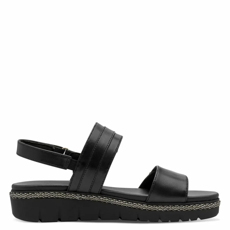 Дамски Сандали На Платформа TAMARIS – 1-28264-44-001 BLACK_1 — снимка 2