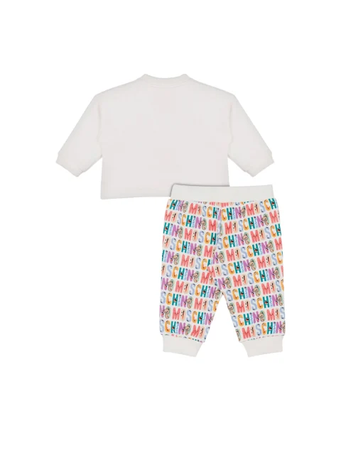 Спортен комплект с принт Moschino Kids — снимка 2