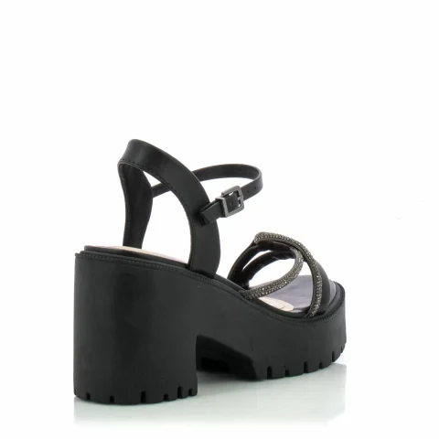 Дамски Сандали На Ток RAMARIM – 2454202 BLACK/BLACK — снимка 2