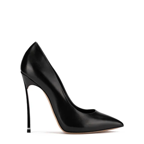 Дамски черни обувки с ток "Blade" Casadei
