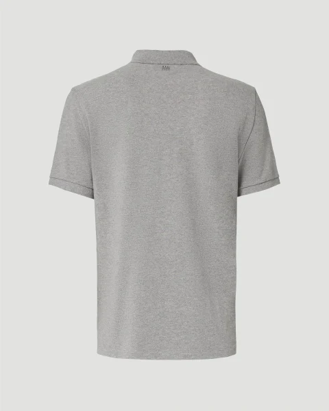 Ami de Coeur Polo Shirt in Grey — снимка 2