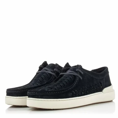 Мъжки Ежедневни CLARKS – 26172449 COURTLITE WEAVE BLACK — снимка 3