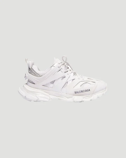 Track Sneakers in White