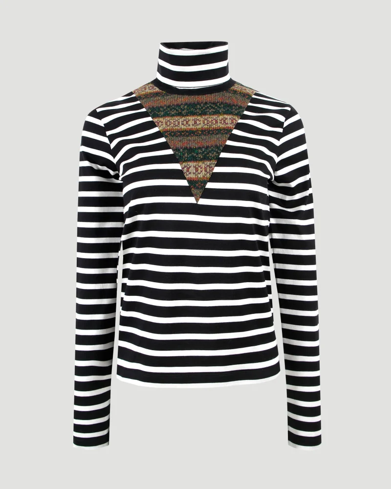 Striped Turtleneck