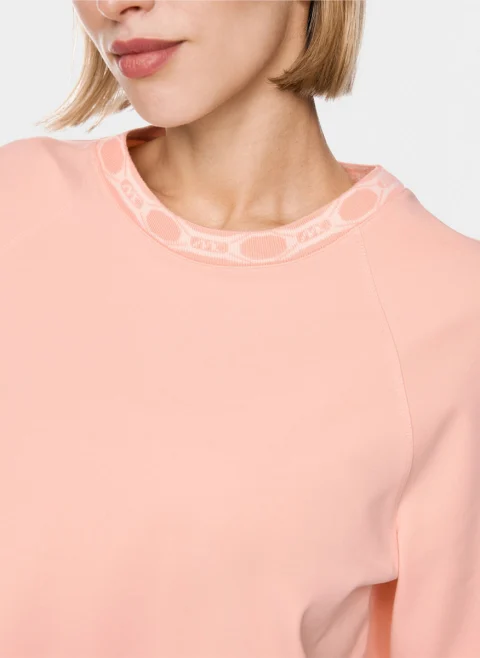 Тишърт с принтиран мотив 'Oversized fit' Marc Cain Sports — снимка 4
