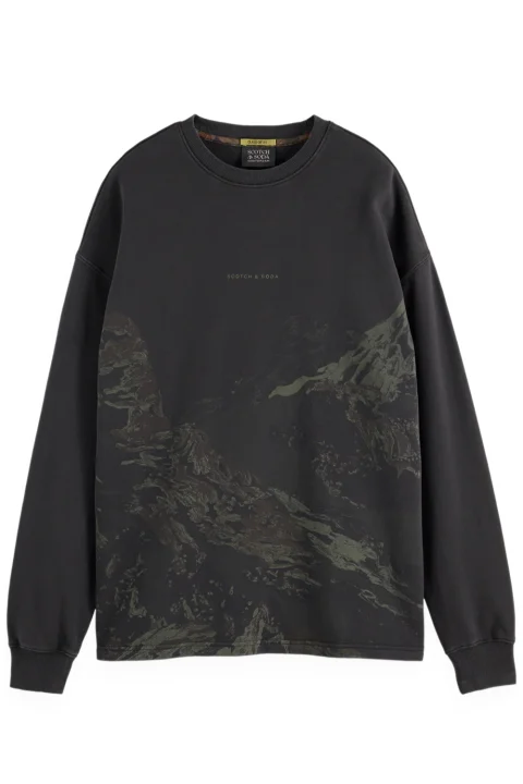 Суичър Loose Fit Overdyed Awshirt 181534 021 meteorite