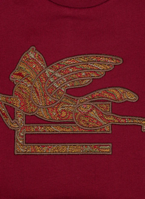 Суитшърт с бродерия 'Pegasus' Etro Kids — снимка 3