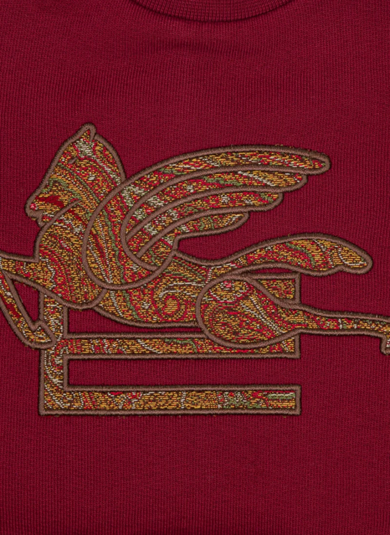 Суитшърт с бродерия 'Pegasus' Etro Kids — снимка 3