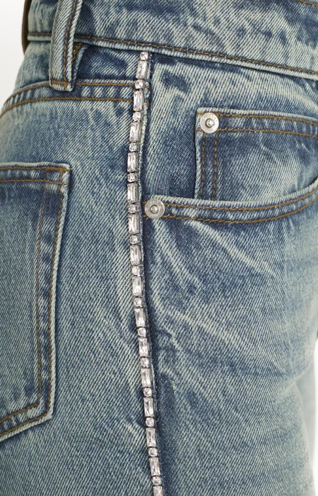 Straight-Leg Denim Jeans — снимка 2