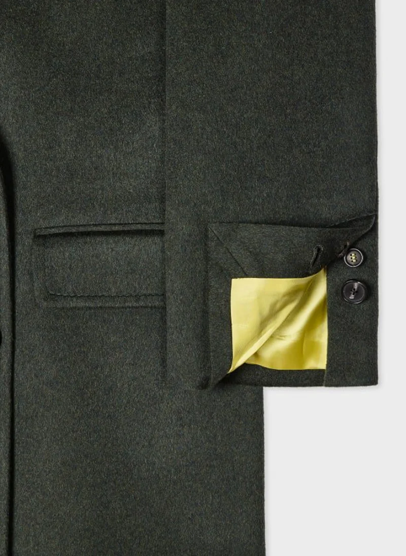 Двуредно палто с кашмир Paul Smith — снимка 5