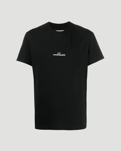 Upside Down Logo Print T-Shirt