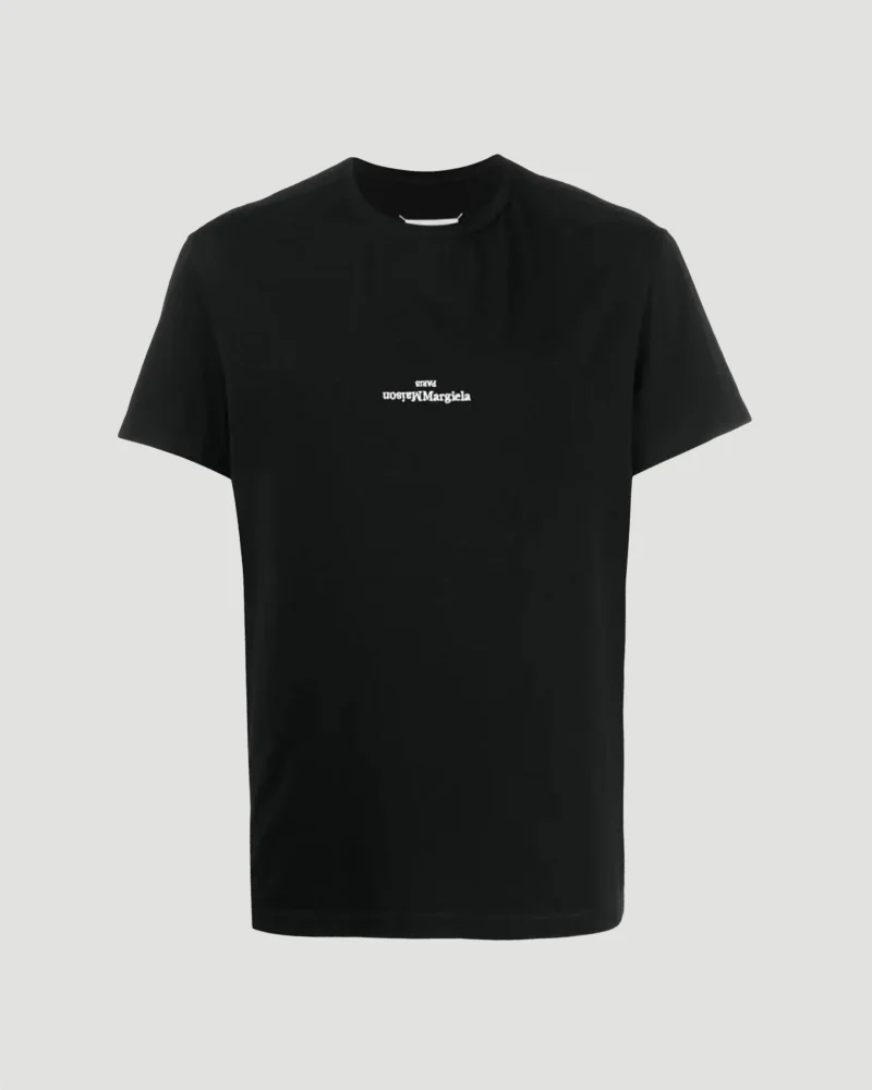 Upside Down Logo Print T-Shirt