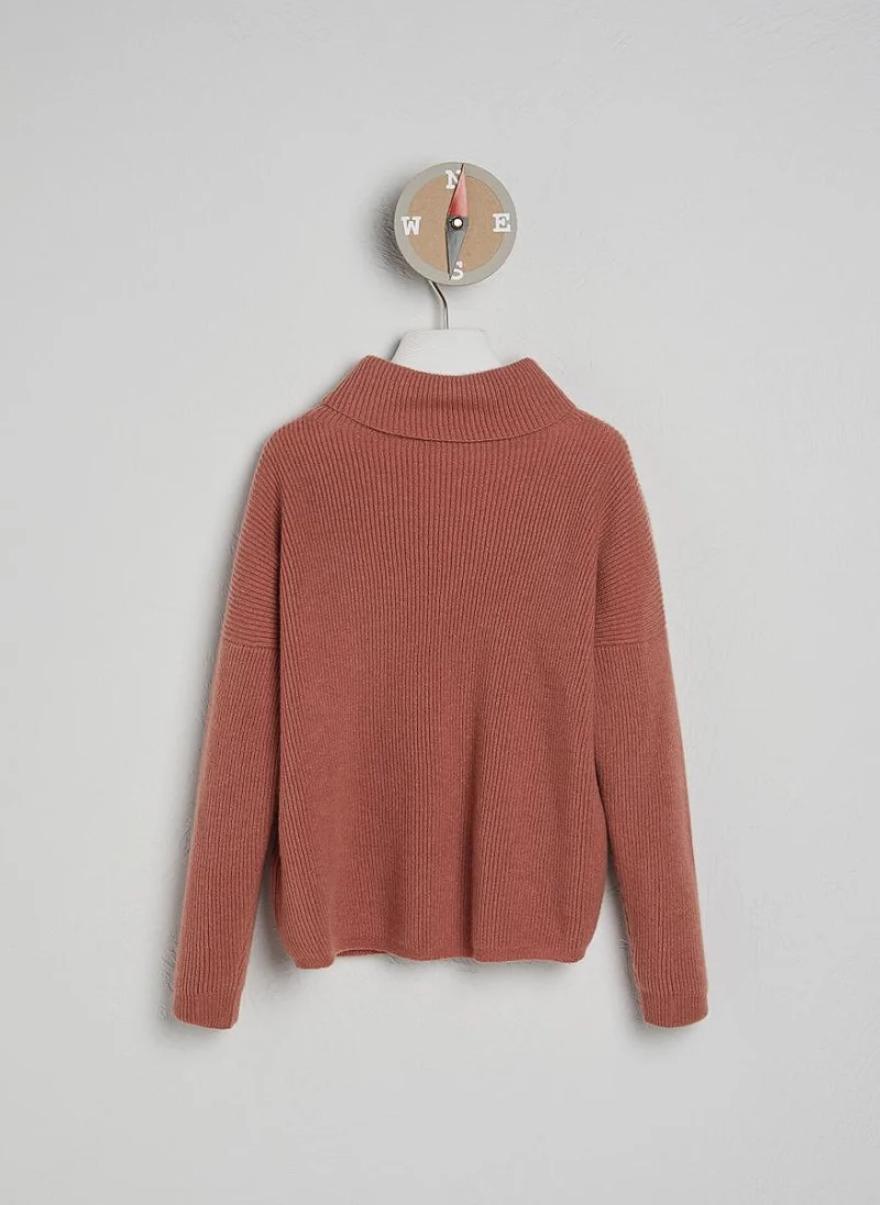 Кашмирен пуловер с монили Brunello Cucinelli Kids