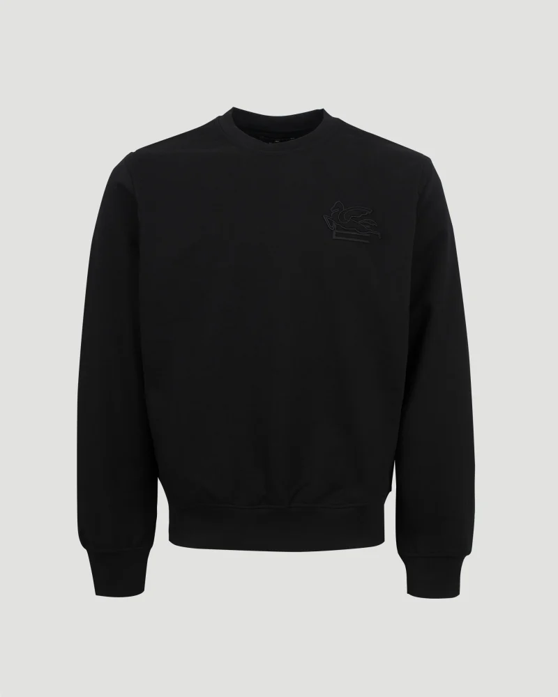 Black Sweatshirt with Logo
