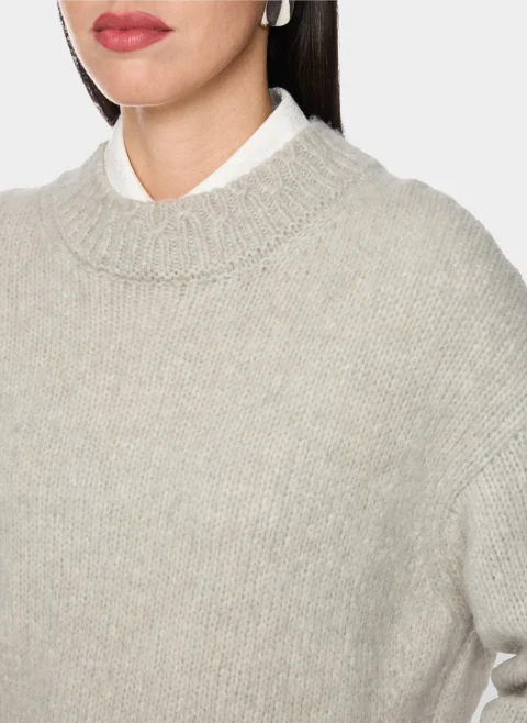 Пуловер от вълна и алпака Marc Cain Collections — снимка 4