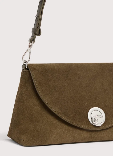 Велурена чанта Coccinelle Nikla Medium — снимка 7