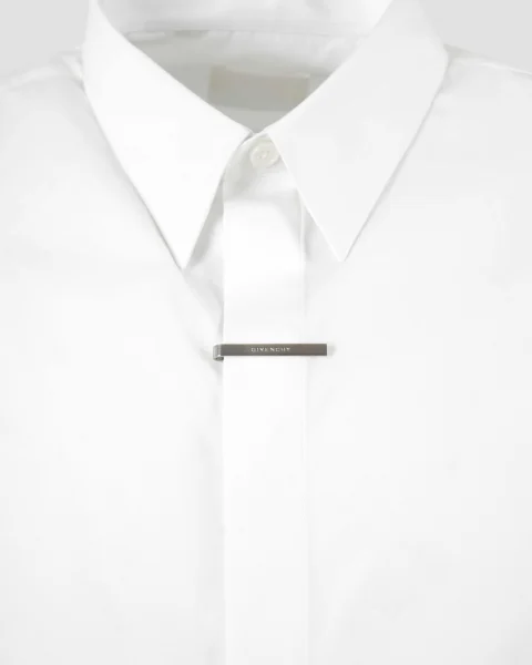 Cotton Shirt in White — снимка 3