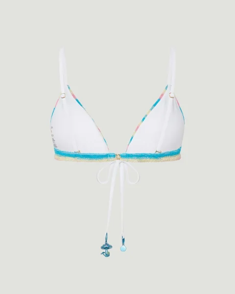 Stripe Towelling Bikini Top — снимка 2