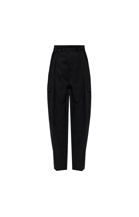 Black Wool Pants