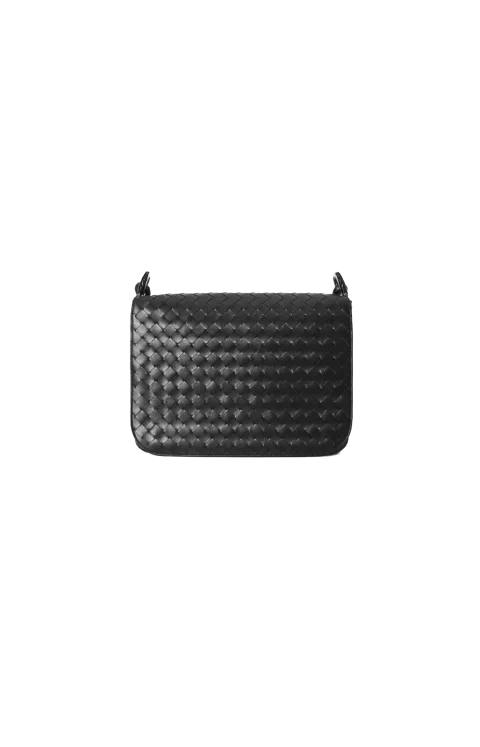 Intrecciato 15 Avenue Bag in Black