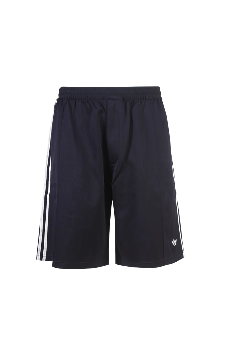 Relaxed Fit Nylon-Wool Stretch Twill Shorts