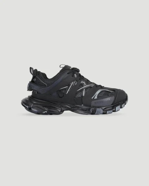 Track Sneaker in Faded Black