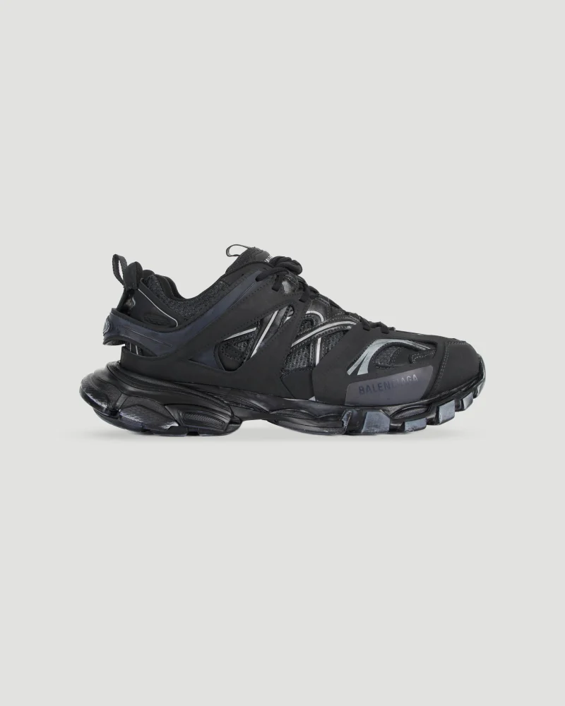 Track Sneaker in Faded Black