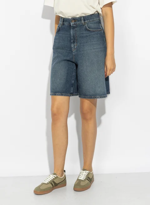 Бермуди от деним Weekend Max Mara Wkddonnola — снимка 2
