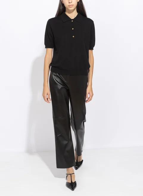 Панталон с кожен ефект 'S Max Mara Smmsublime — снимка 2