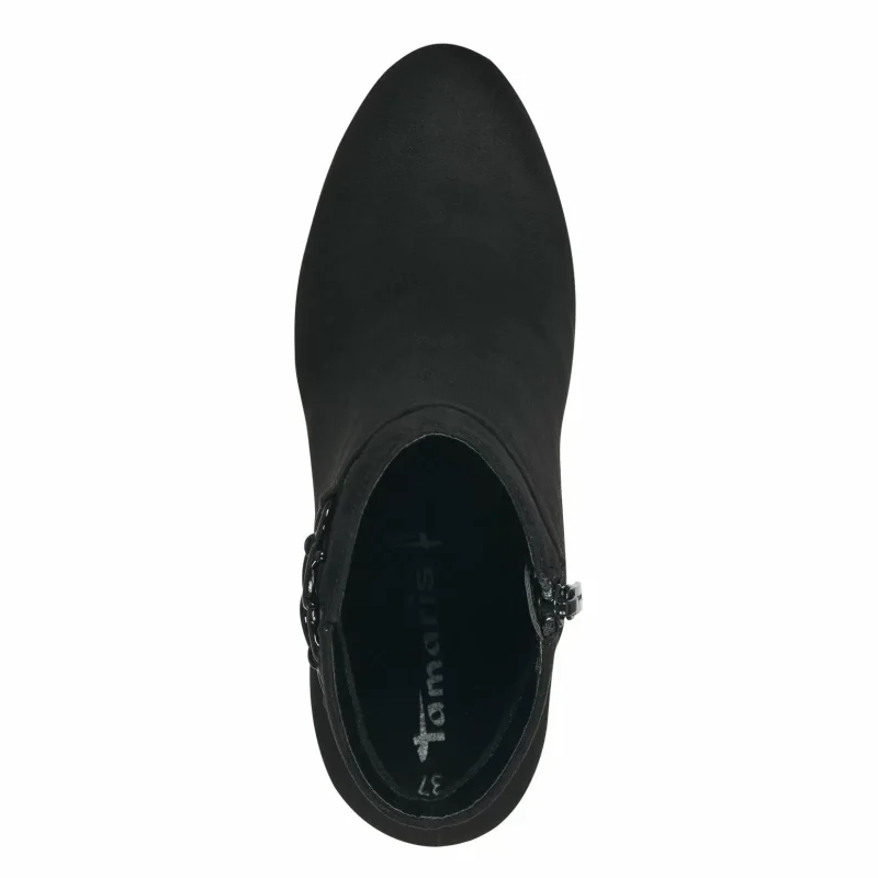 Дамски Боти На Ток TAMARIS – 1-25349-41-001 BLACK — снимка 5