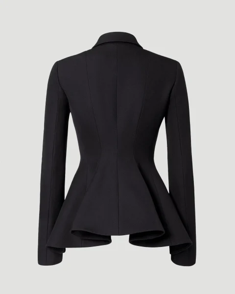 Grain de Poudre Wool Jacket in Black — снимка 2