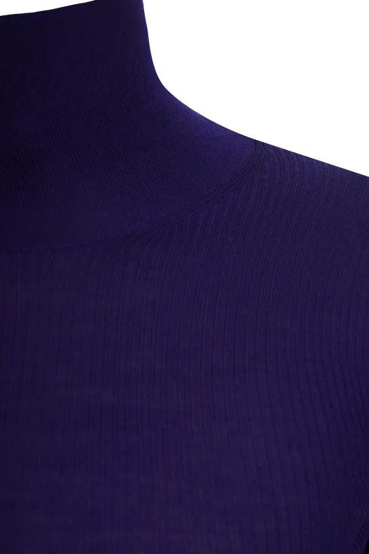 Navy Wool Sweater — снимка 2