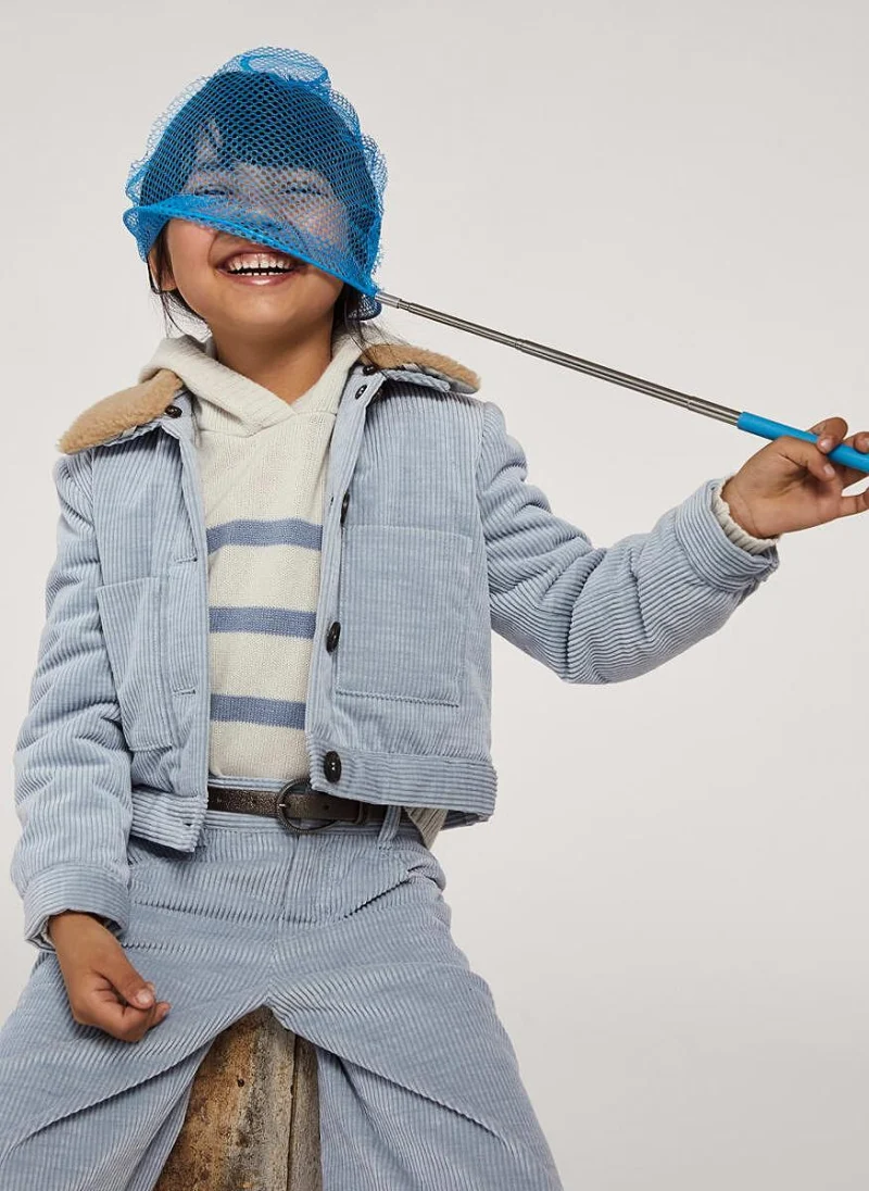 Яке от рипсено кадифе 'Thermore®' Brunello Cucinelli Kids 8-10 — снимка 3