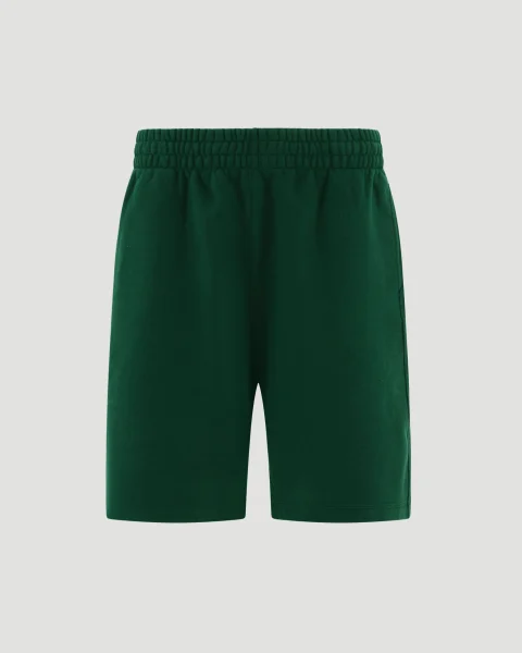 Cotton Shorts in Green