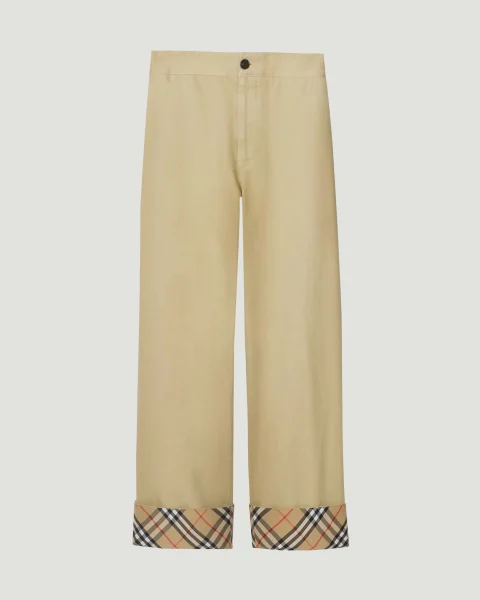 Gabardine Trousers in Hamper