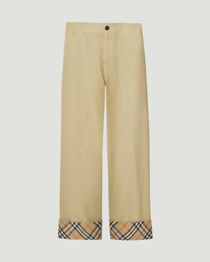 Gabardine Trousers in Hamper