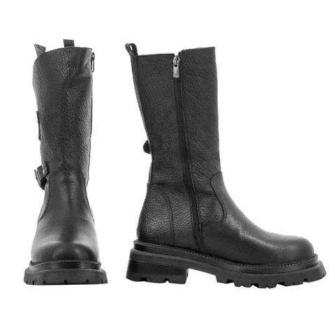 Дамски Равни Боти CARLO FABIANI – 252-37504 BLACK — снимка 5