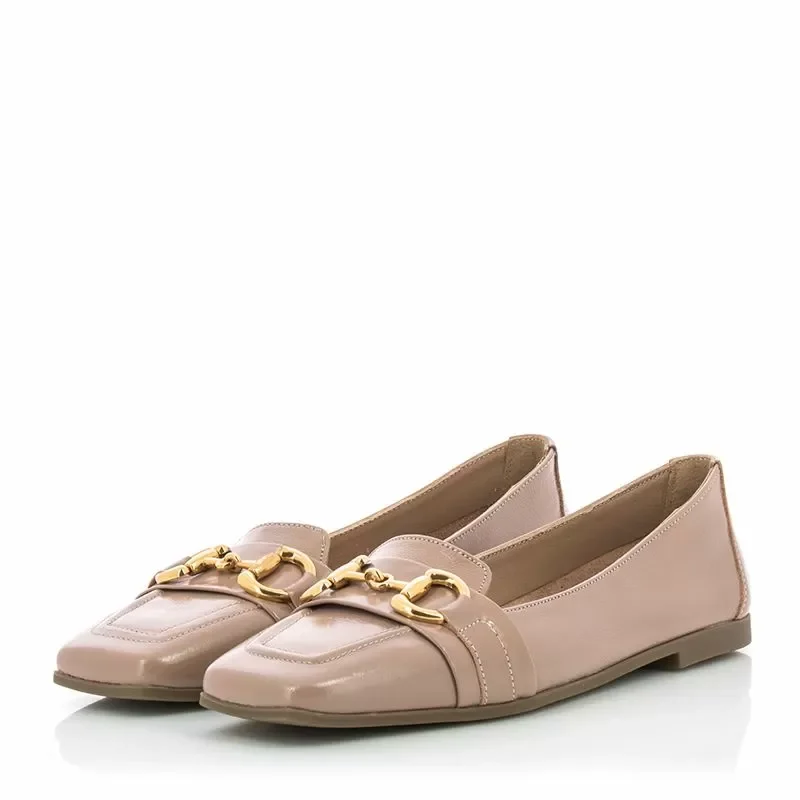 Дамски Балерини CARLO FABIANI – M.22065 ZB R339 NUDE NAPLACK — снимка 3