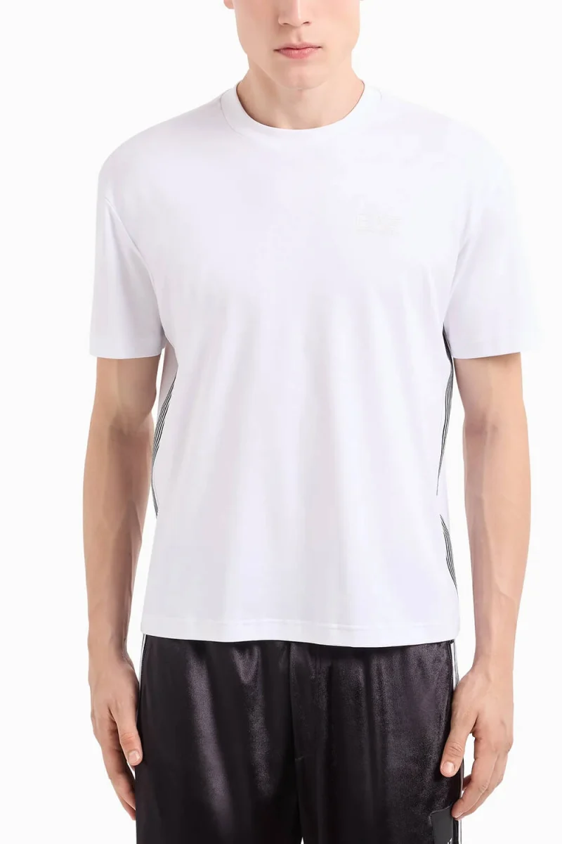 T-Shirt 6DPT19PJOLZ 1100 white — снимка 2