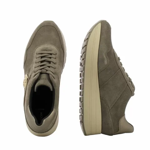 Дамски Сникърс GEOX – D55MZA D NEW KENCY TAUPE/SAND — снимка 3