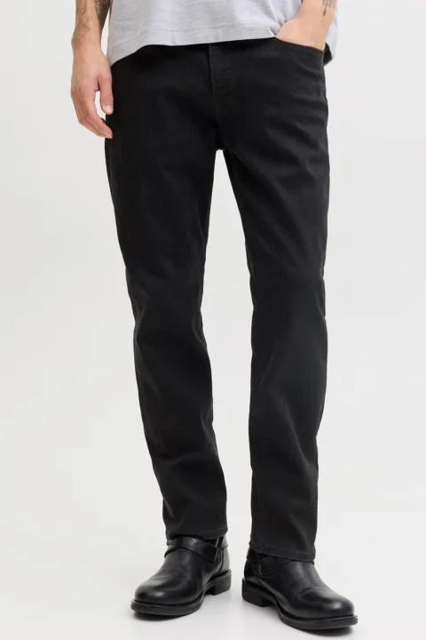 Jeans Jjiclark Jjbasic Sq 356 12282670 BS000031 black denim — снимка 2