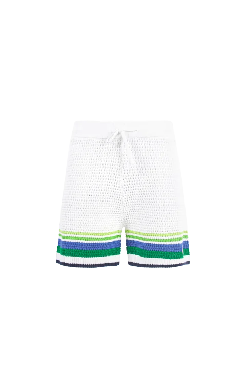 Stripe Knitted Shorts