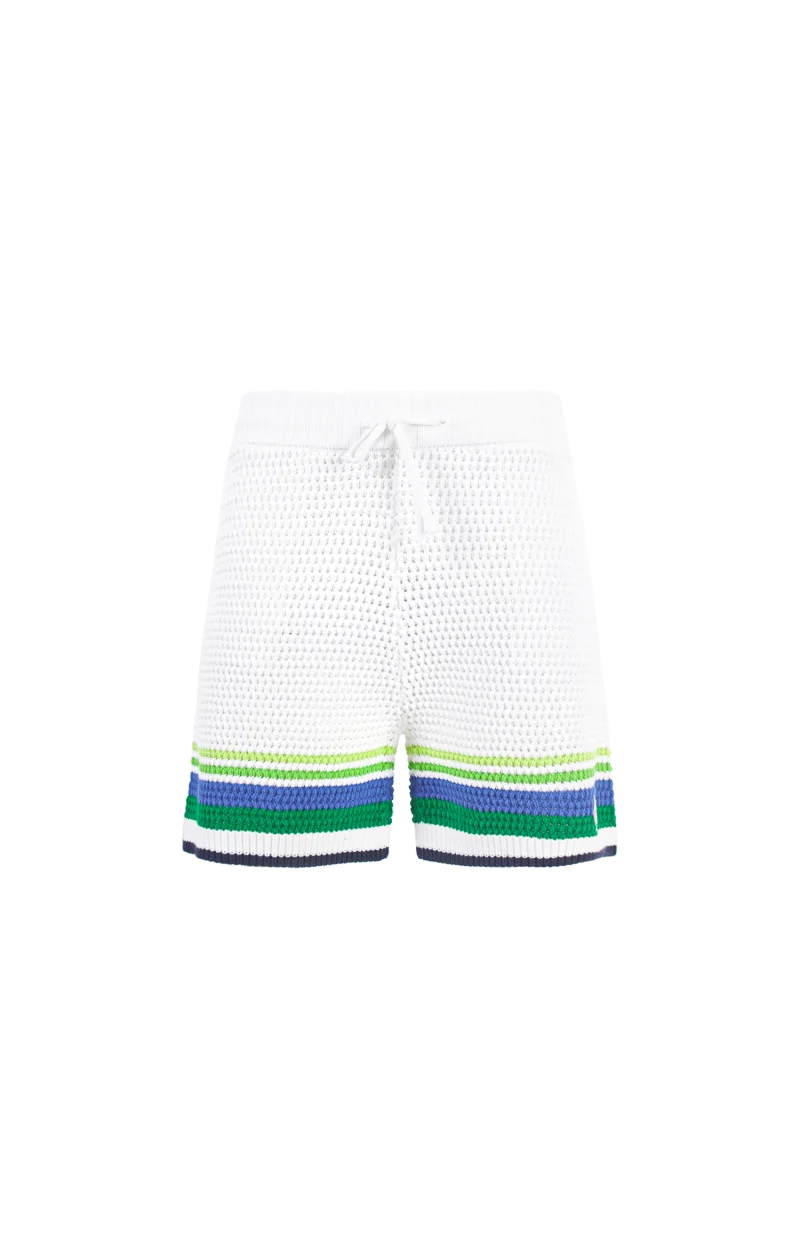 Stripe Knitted Shorts