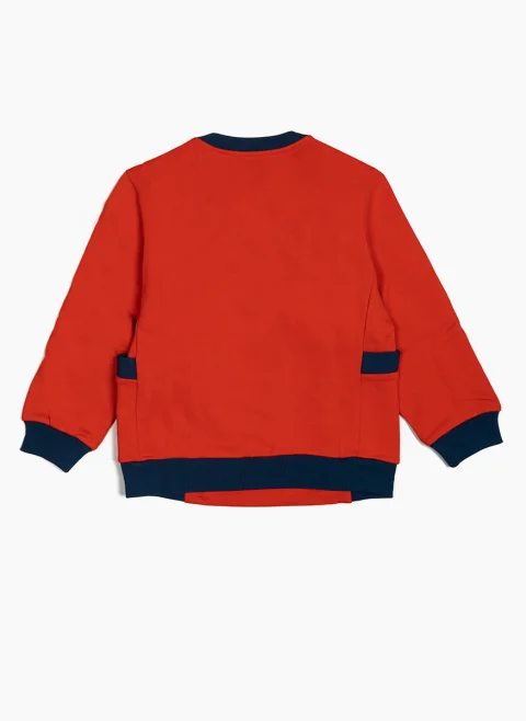 Суитшърт с контрастни кантове Missoni Kids — снимка 2