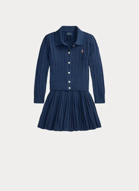 Комплект 'Cable-knit' Ralph Lauren Kids 2-7 — снимка 4
