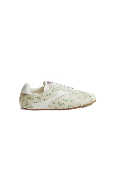 Shot Sneaker in Parchment/Peach/Blue