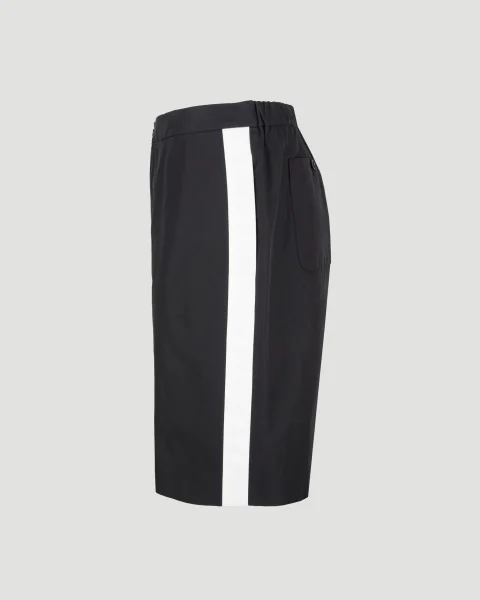 Cotton Shorts in Black — снимка 2
