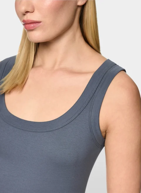 Рипсен топ 'Basic' Marc Cain Sports — снимка 4