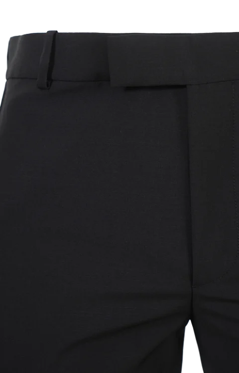 Men's Wool Trousers in Black — снимка 3