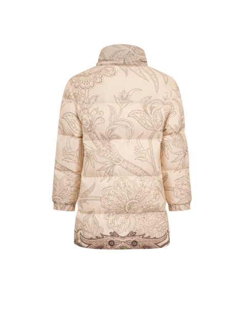 Пухено яке с принт 'Paisley' Etro Kids — снимка 2